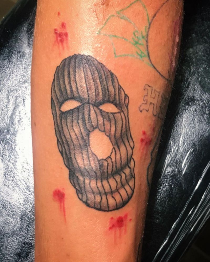 30 Pretty Ski Mask Tattoos You Will Love