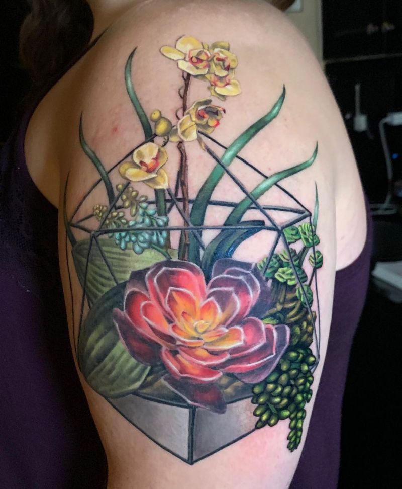 30 Pretty Succulent Tattoos Bring You Good Luck