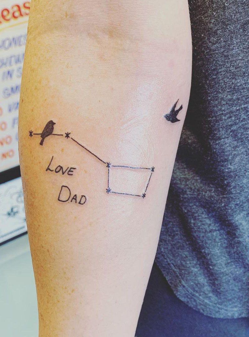 30 Pretty Big Dipper Tattoos Bring You Good Luck