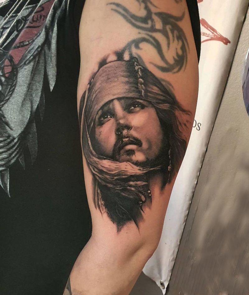 30 Pretty Jack Sparrow Tattoos You Will Love