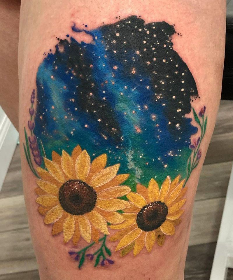 30 Pretty Milky Way Tattoos Make You Attractive