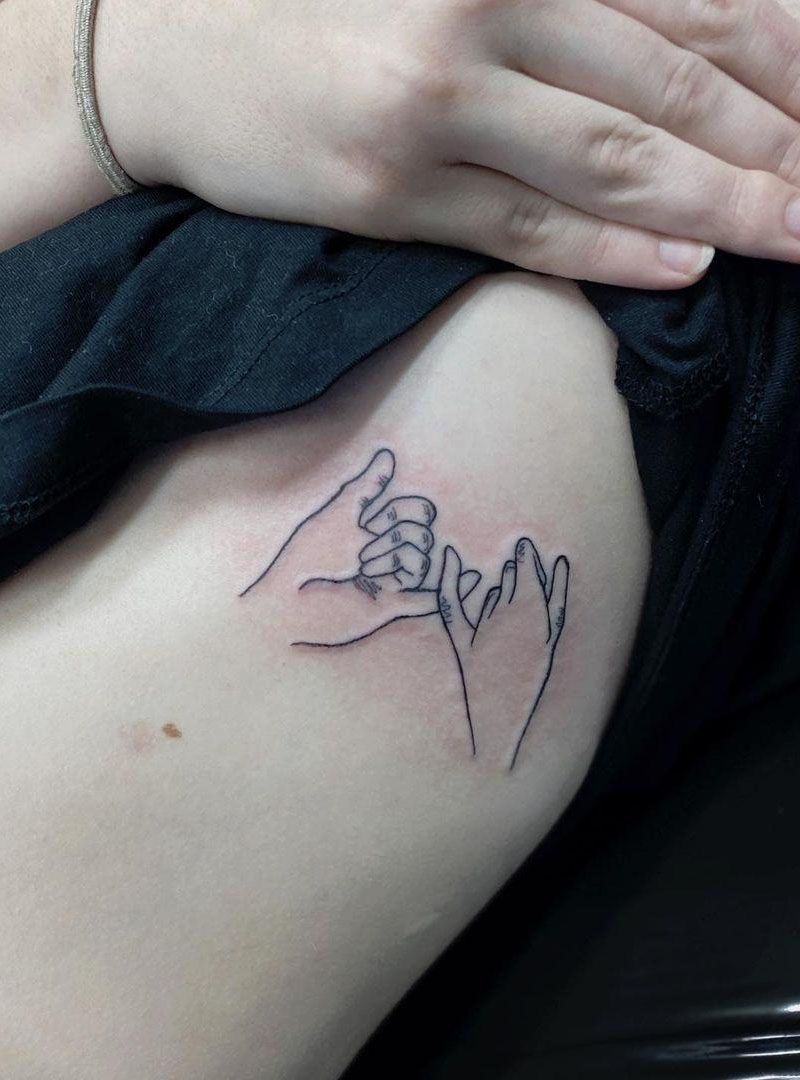 30 Pretty Pinky Promise Tattoos Remind You to Remember Commitment