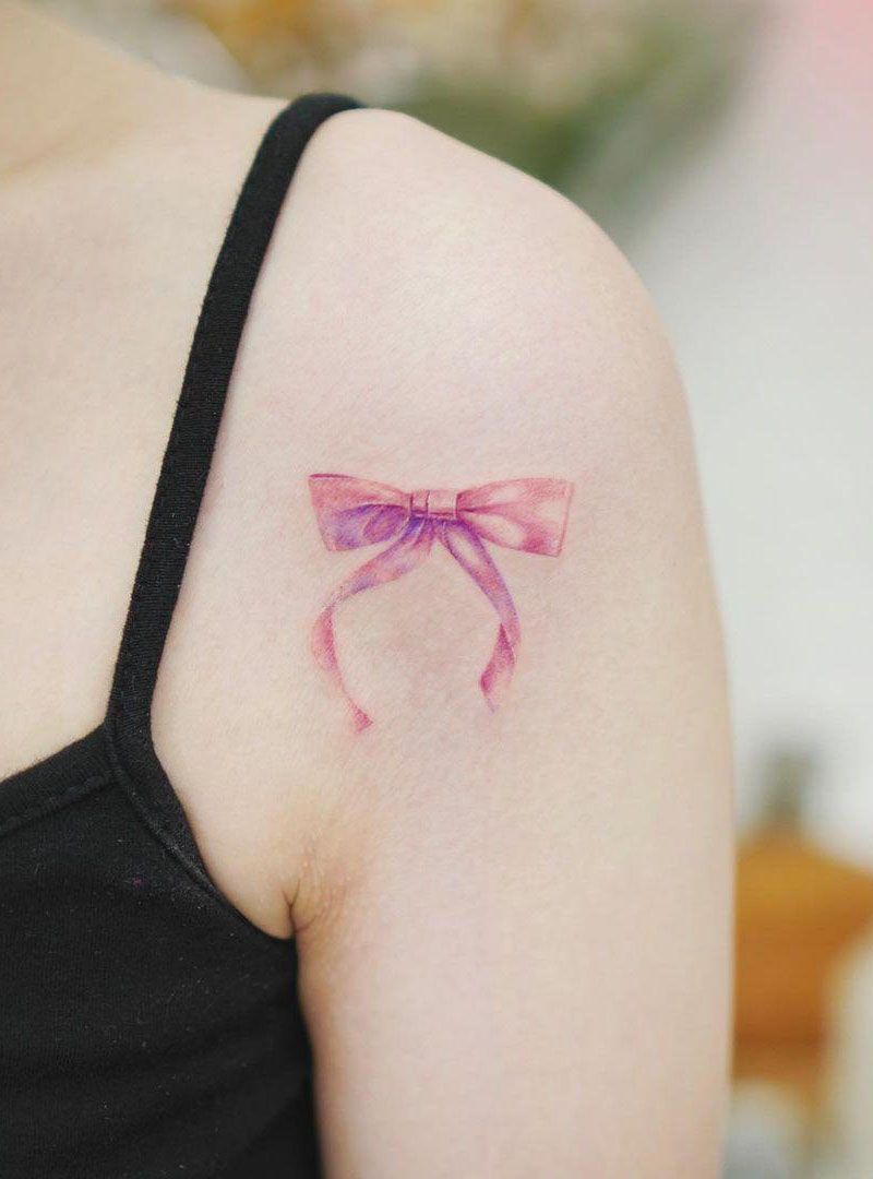 30 Pretty Ribbon Tattoos Enhance Your Personality