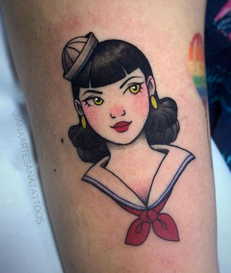 30 Pretty Sailor Tattoos You Will Love
