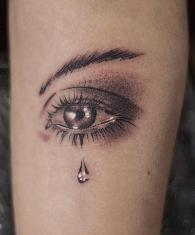 30 Pretty Tears Tattoos You Will Love