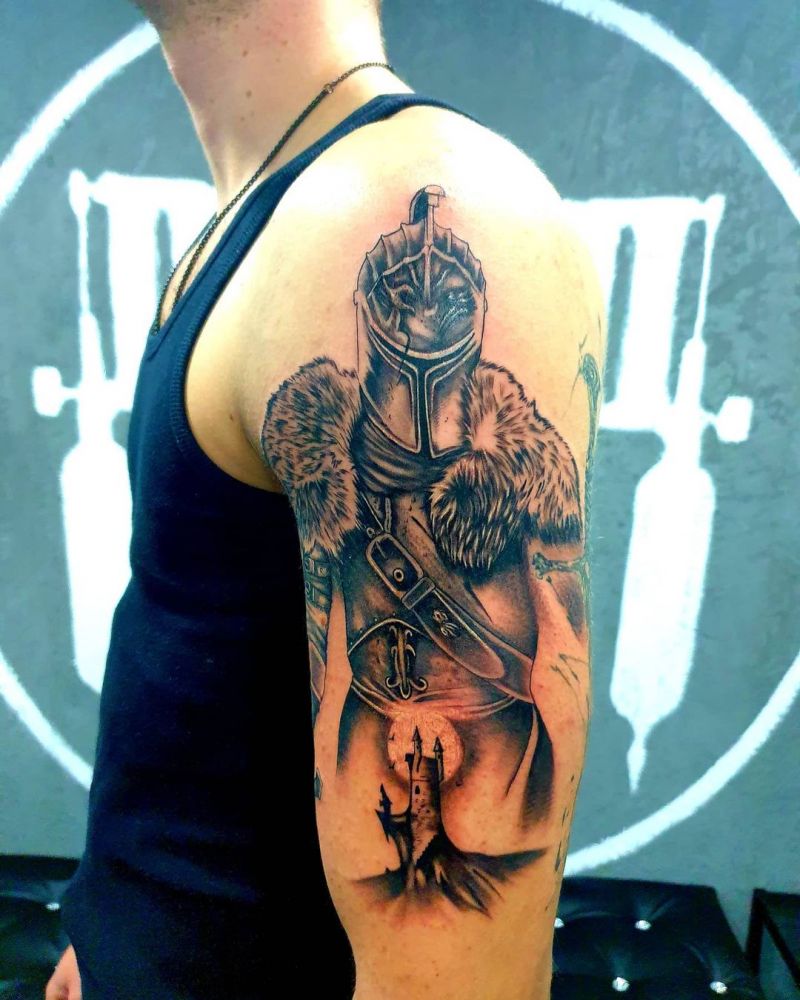 30 Pretty knight Tattoos to Inspire You