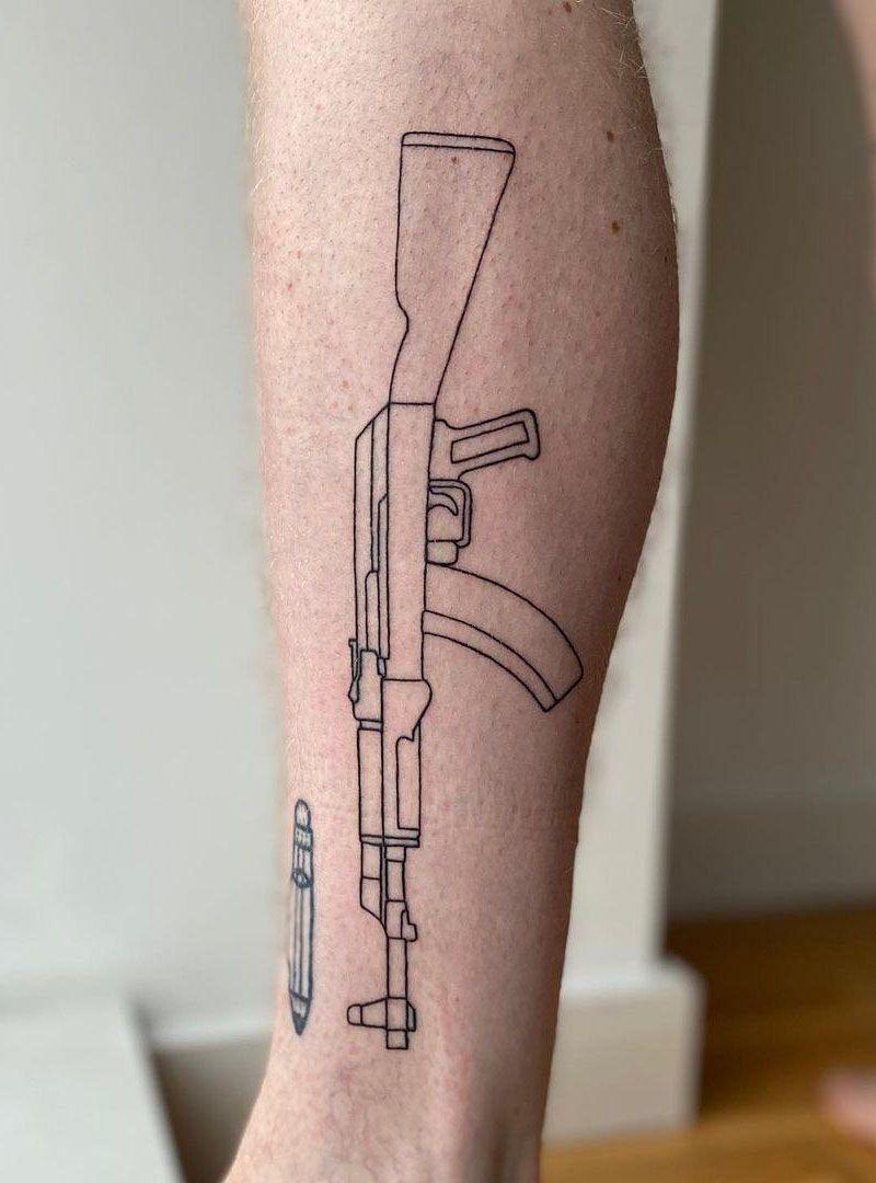 30 Perfect Ak47 Tattoos You Will Love