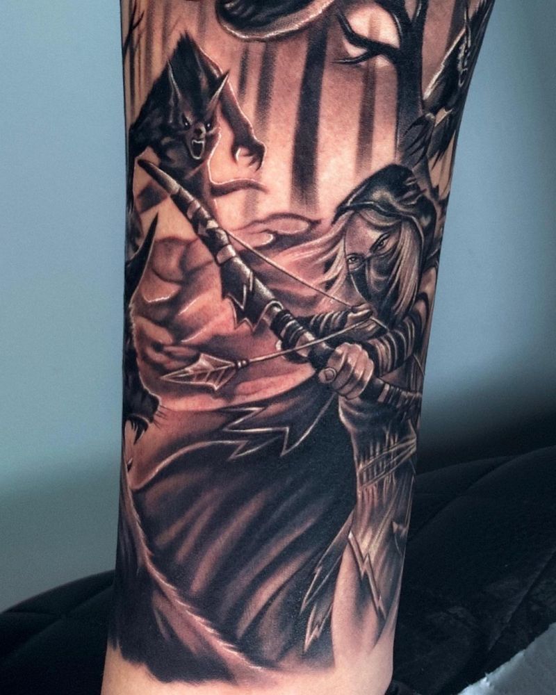 30 Pretty Archer Tattoos You Want to Try