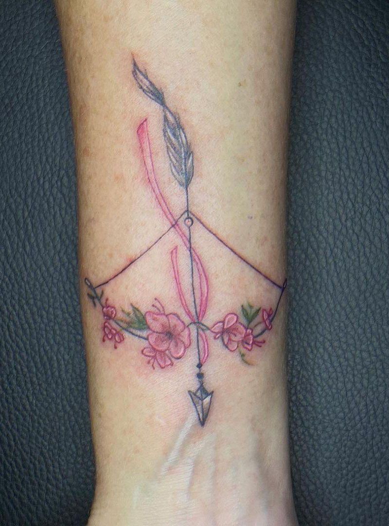 30 Pretty Bow and Arrow Tattoos Bring You Good Luck