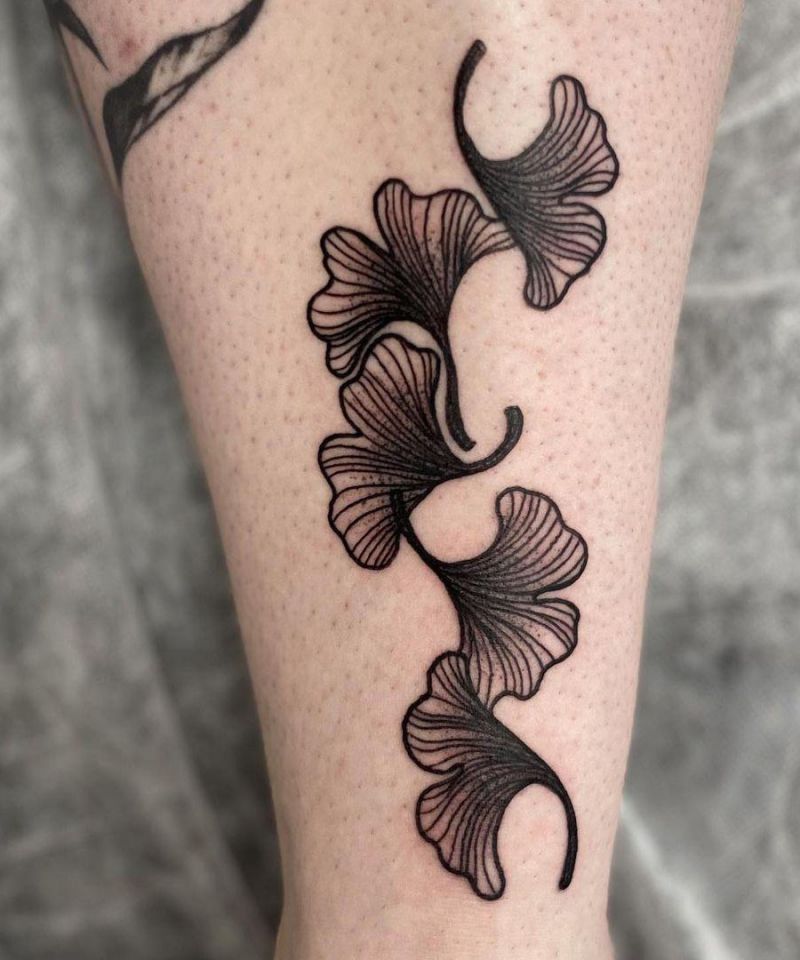 30 Pretty Ginkgo Tattoos to Inspire You