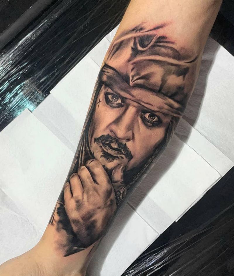 30 Pretty Jack Sparrow Tattoos You Will Love