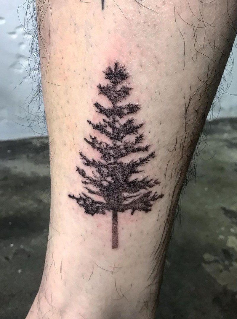 30 Pretty Pine Tree Tattoos You Will Love