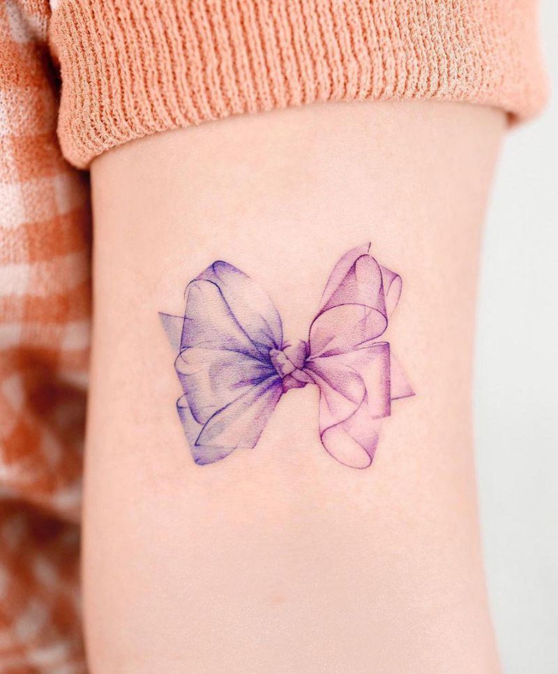 30 Pretty Ribbon Tattoos Enhance Your Personality