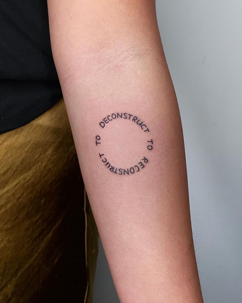 30 Pretty Text Tattoos to Inspire You