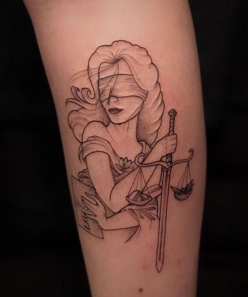 30 Pretty Themis Tattoos Show Your Love for The World