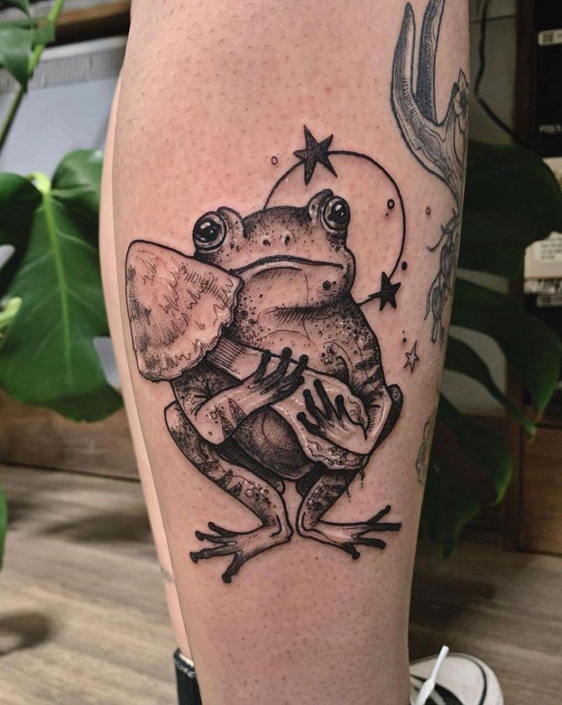 30 Pretty Toad Tattoos You Must Try