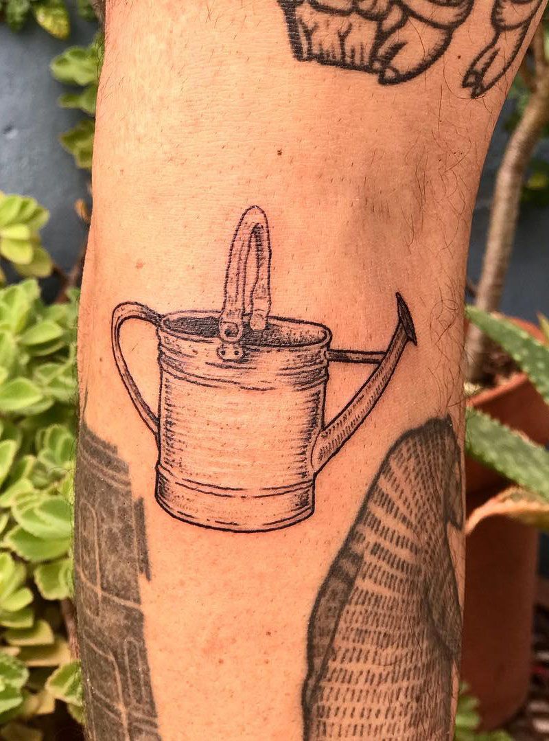 30 Pretty Watering Can Tattoos You Will Love