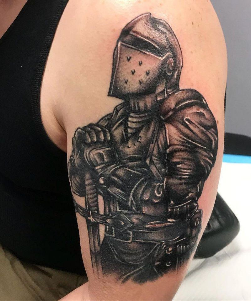 30 Pretty knight Tattoos to Inspire You