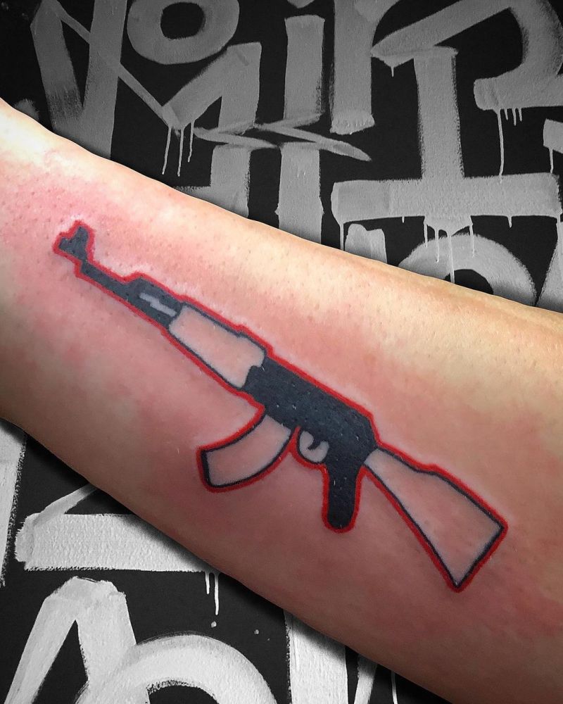 30 Perfect Ak47 Tattoos You Will Love