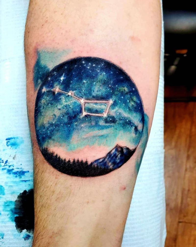 30 Pretty Big Dipper Tattoos Bring You Good Luck