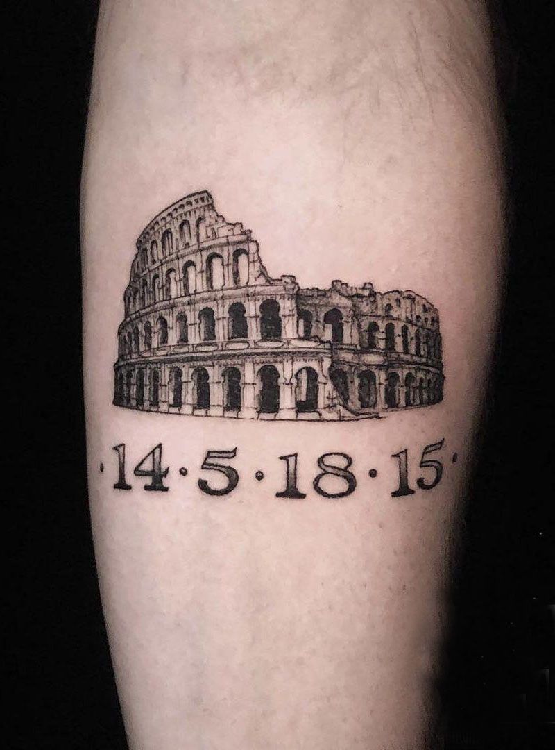 30 Pretty Colosseum Tattoos You Will Love