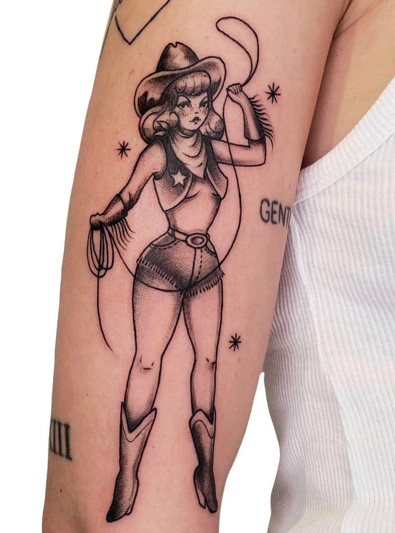 30 Pretty Cowgirl Tattoos You Must Try