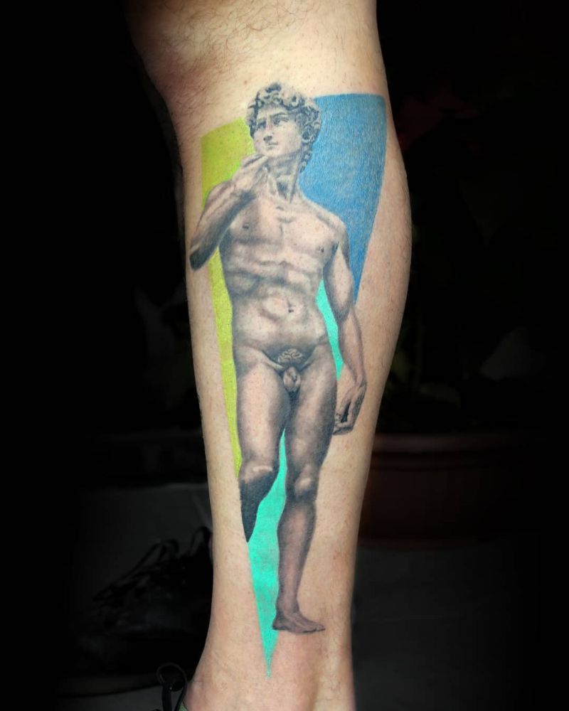 30 Pretty David Tattoos to Inspire You