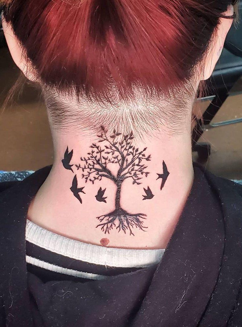 30 Pretty Family Tree Tattoos You Want to Try