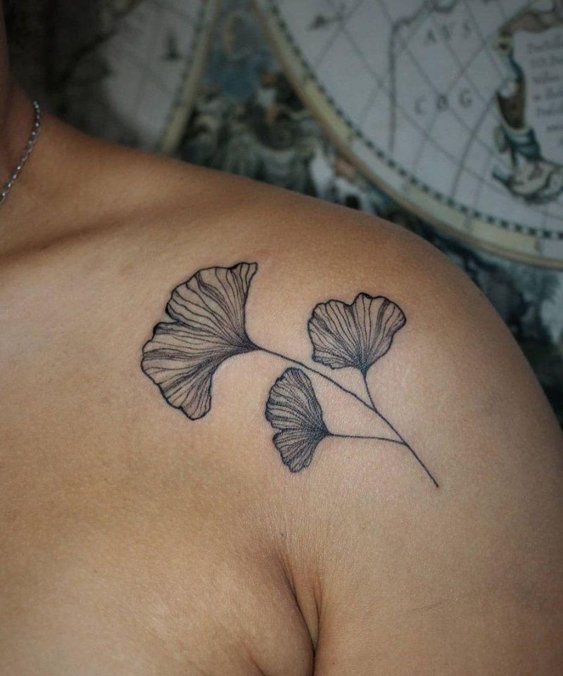 30 Pretty Ginkgo Tattoos to Inspire You