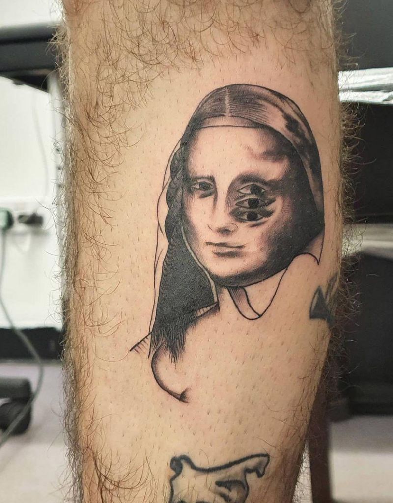 30 Pretty Mona Lisa Tattoos to Inspire You