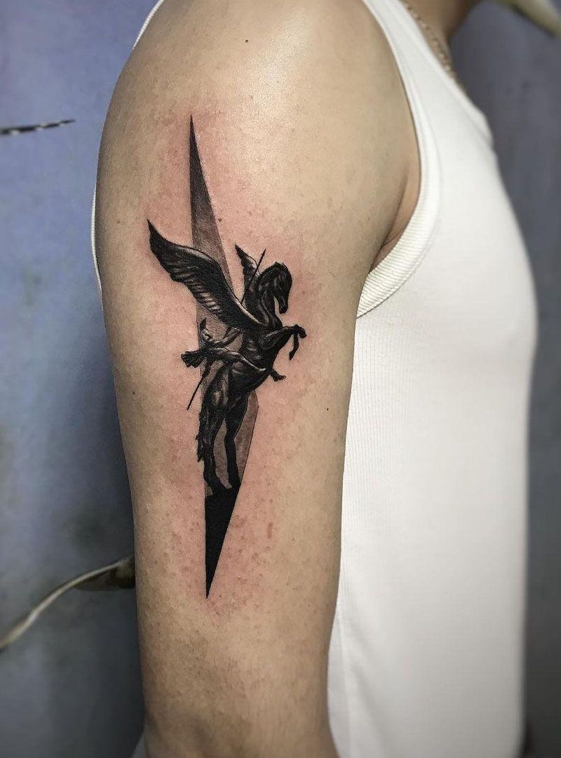 30 Pretty Pegasus Tattoos You Must Try