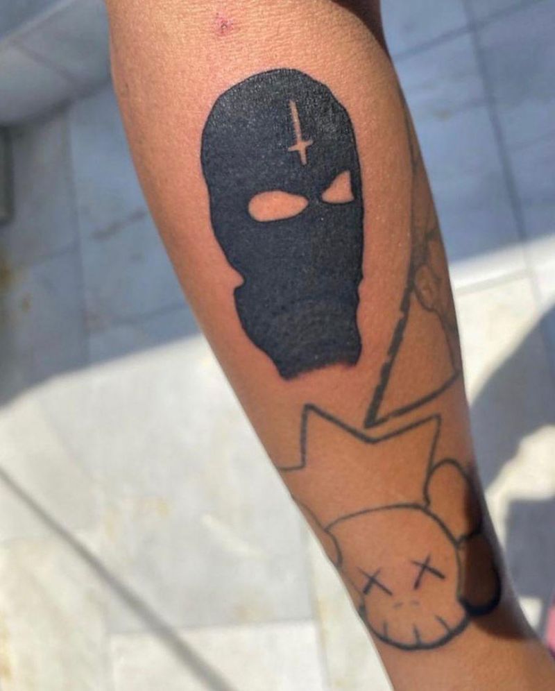 30 Pretty Ski Mask Tattoos You Will Love