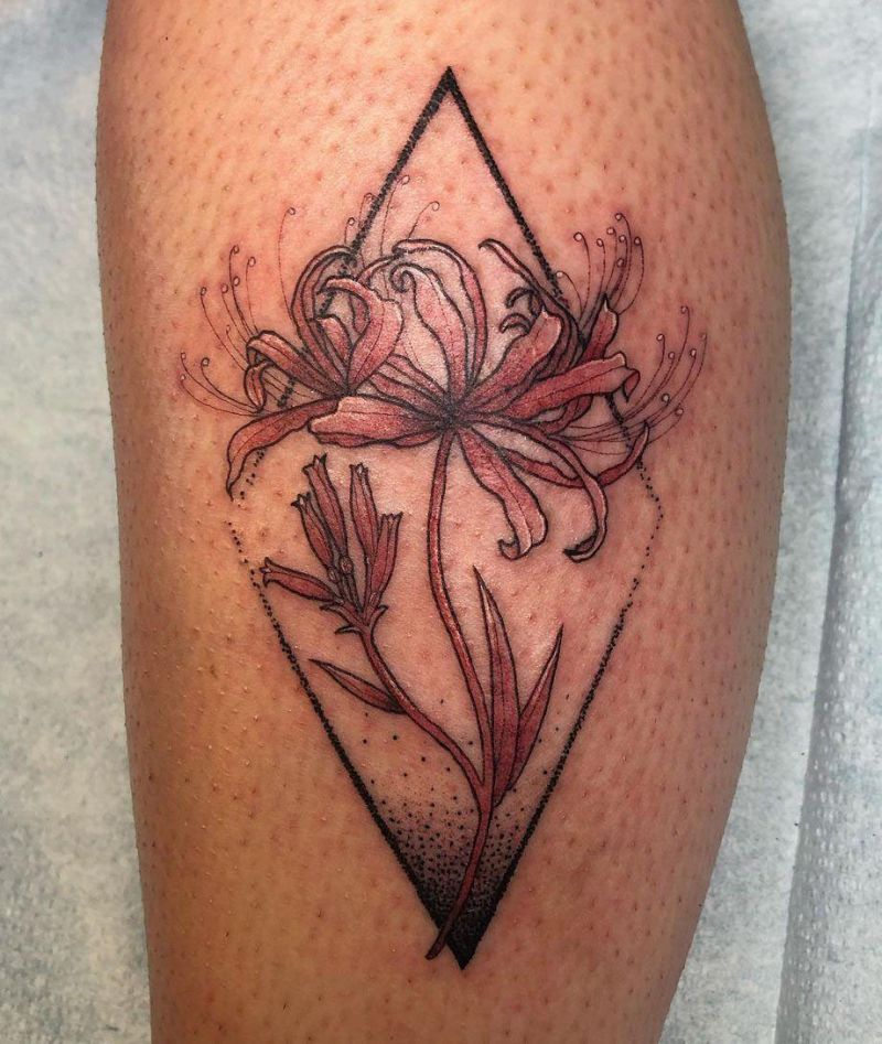 30 Pretty Spider lily Tattoos You Must Try