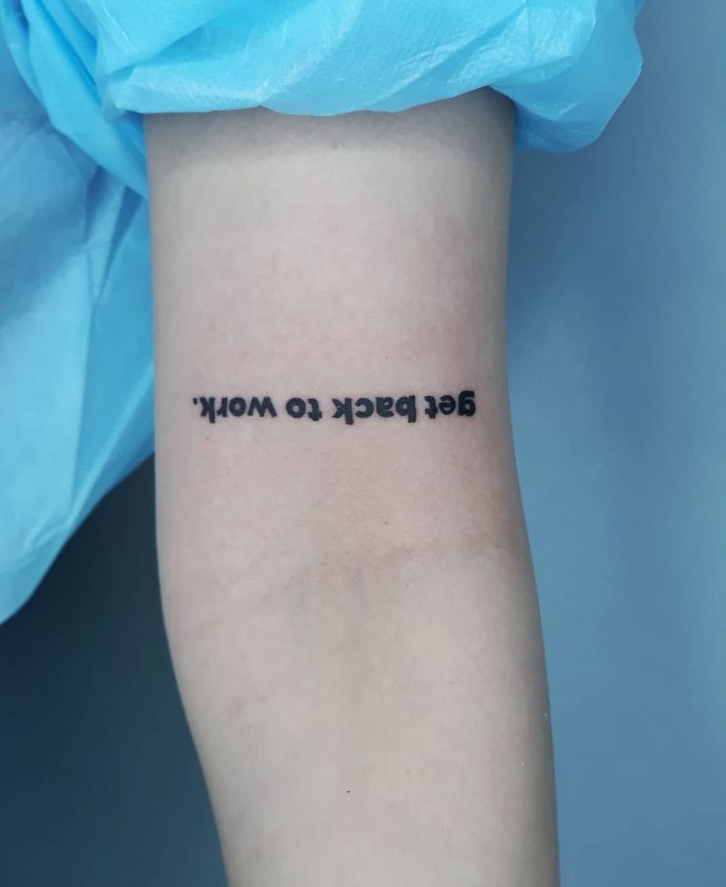 30 Pretty Text Tattoos to Inspire You