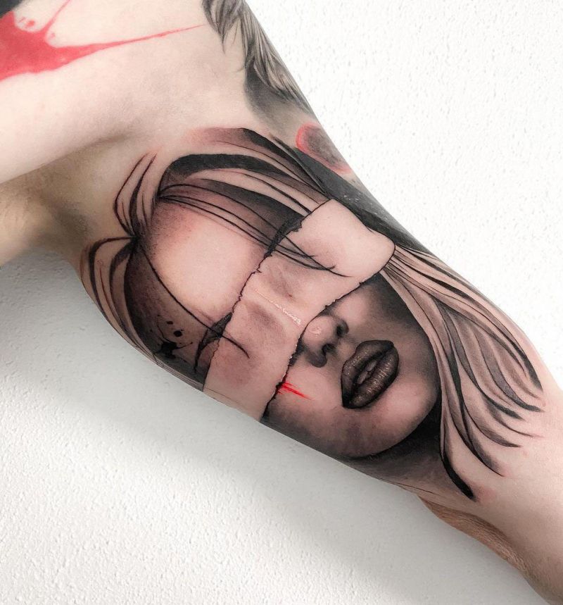 30 Pretty Trash Polka Tattoos You Will Love