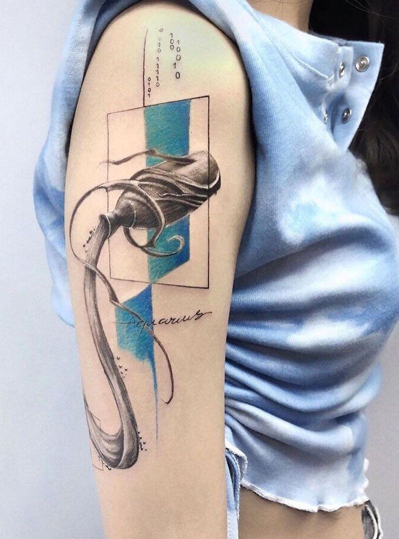 30 Pretty Aquarius Tattoos Bring You Good Luck