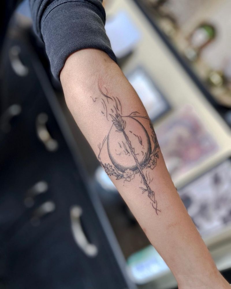 30 Pretty Bow and Arrow Tattoos Bring You Good Luck