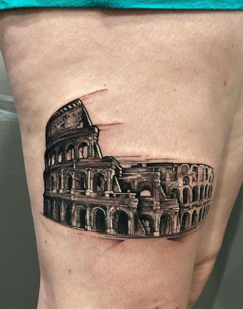 30 Pretty Colosseum Tattoos You Will Love