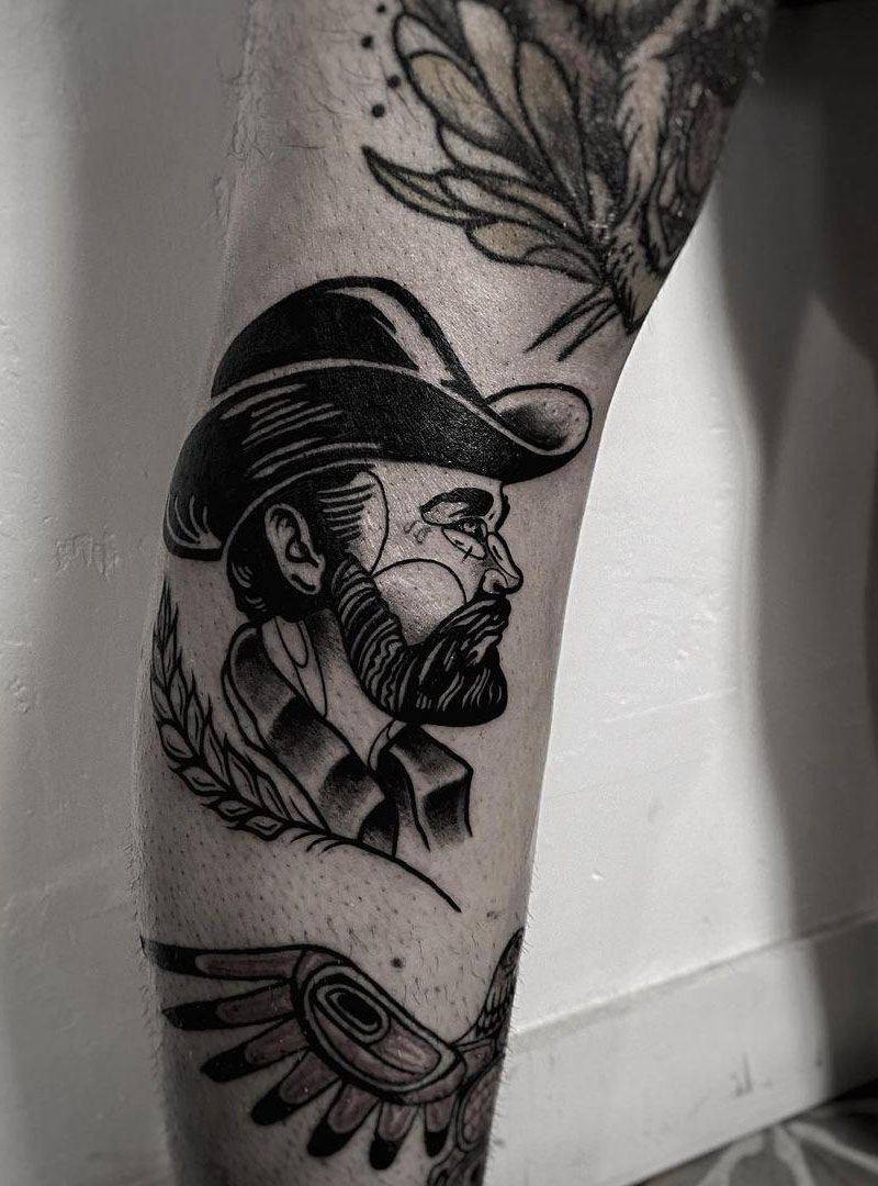 30 Pretty Cowboy Tattoos You Want to Try