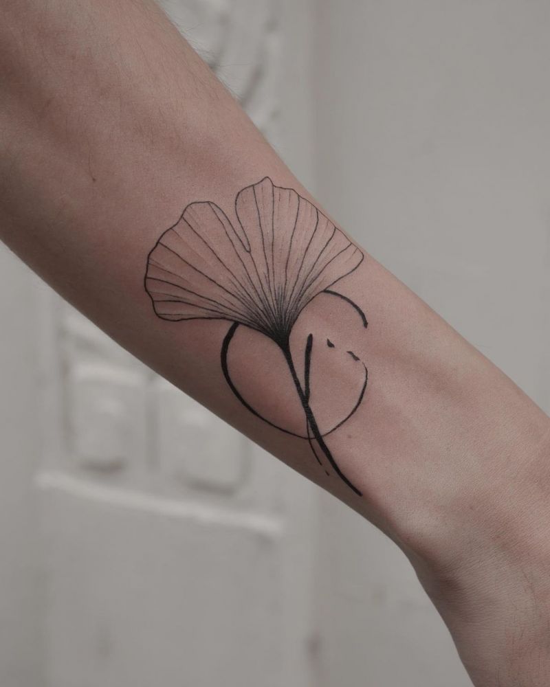 30 Pretty Ginkgo Tattoos to Inspire You