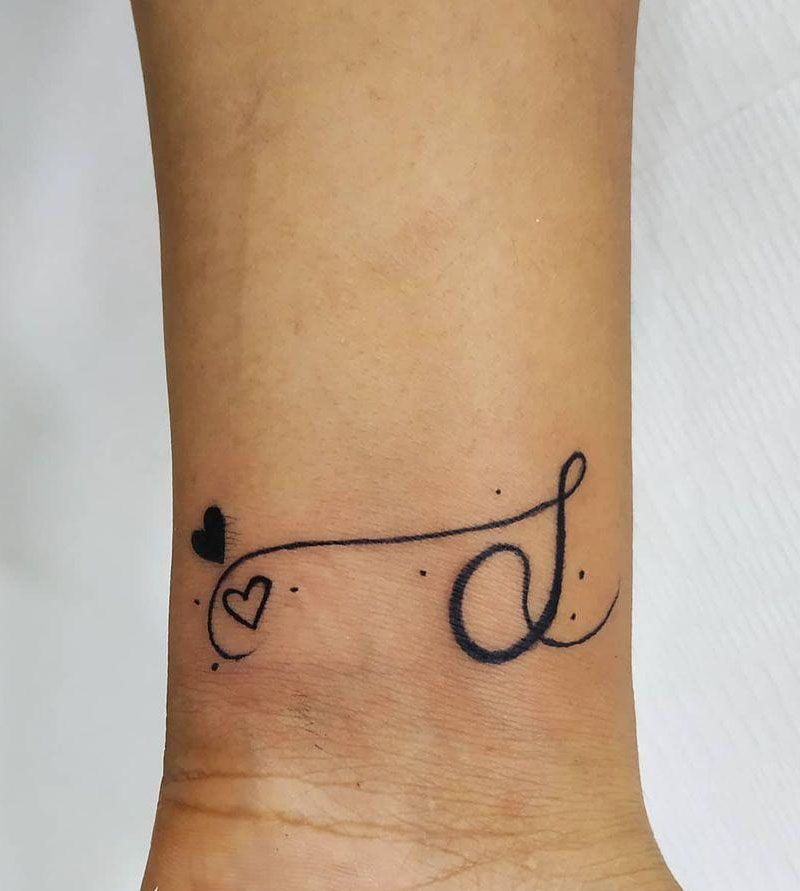 30 Pretty Initial Tattoos You Will Love