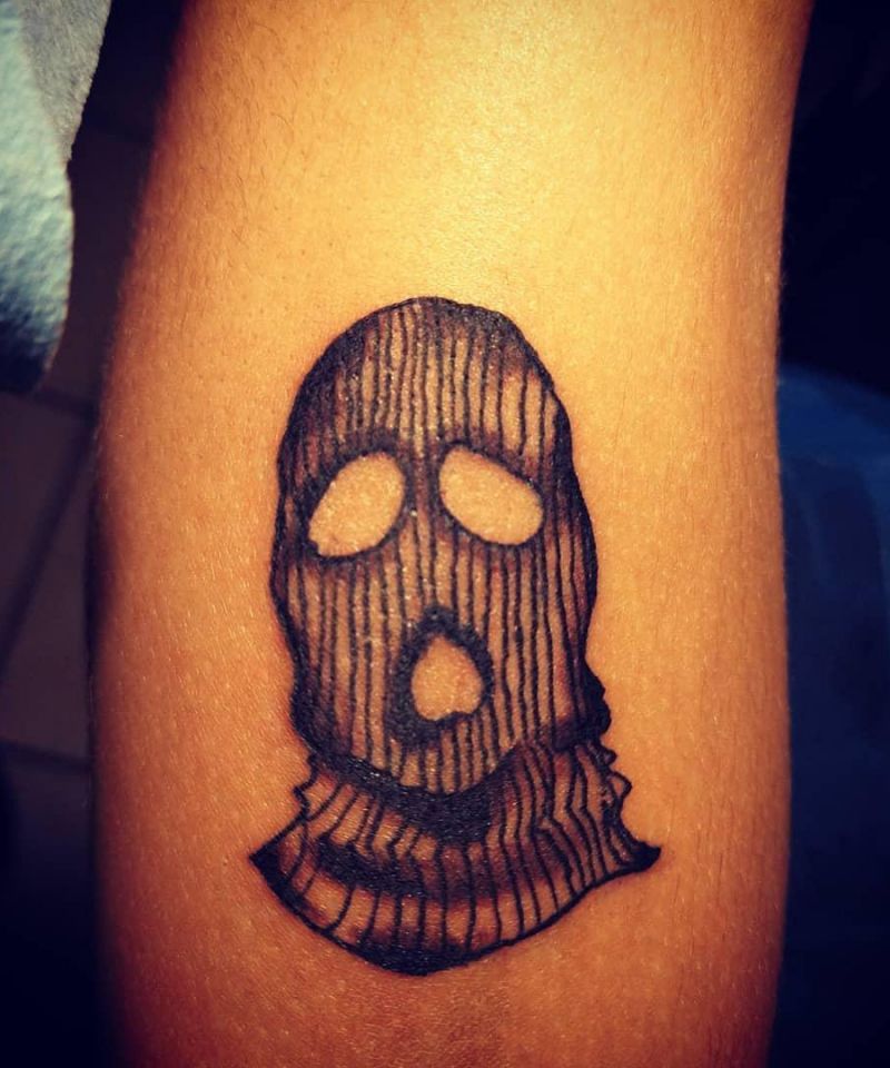 30 Pretty Ski Mask Tattoos You Will Love