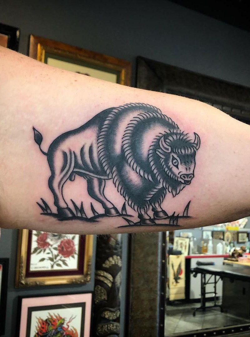 30 Pretty Buffalo Tattoos Make You Brave