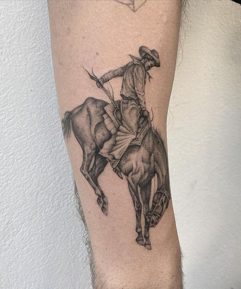 30 Pretty Cowboy Tattoos You Want to Try