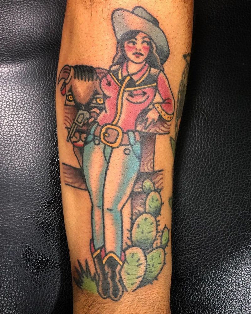 30 Pretty Cowgirl Tattoos You Must Try