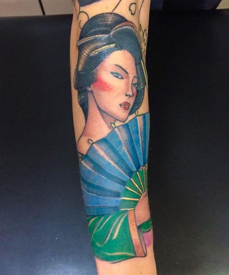 30 Pretty Geisha Tattoos You Will Love