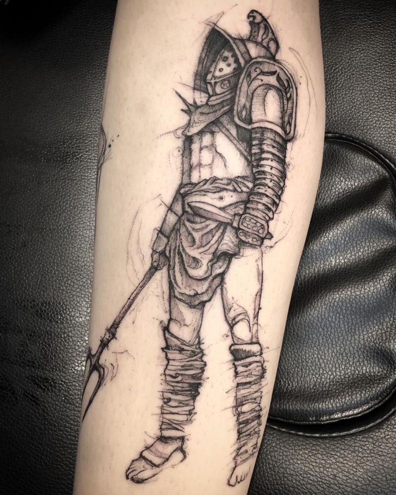 30 Gladiator Tattoos Make You Brave