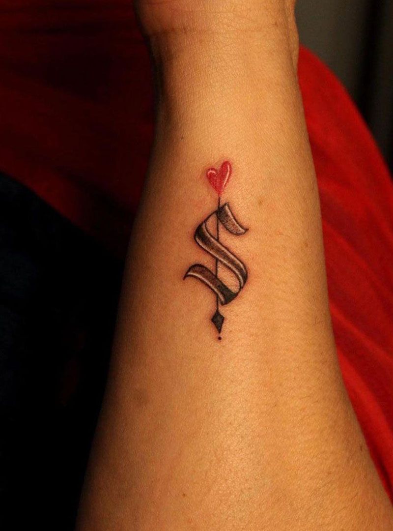 30 Pretty Initial Tattoos You Will Love