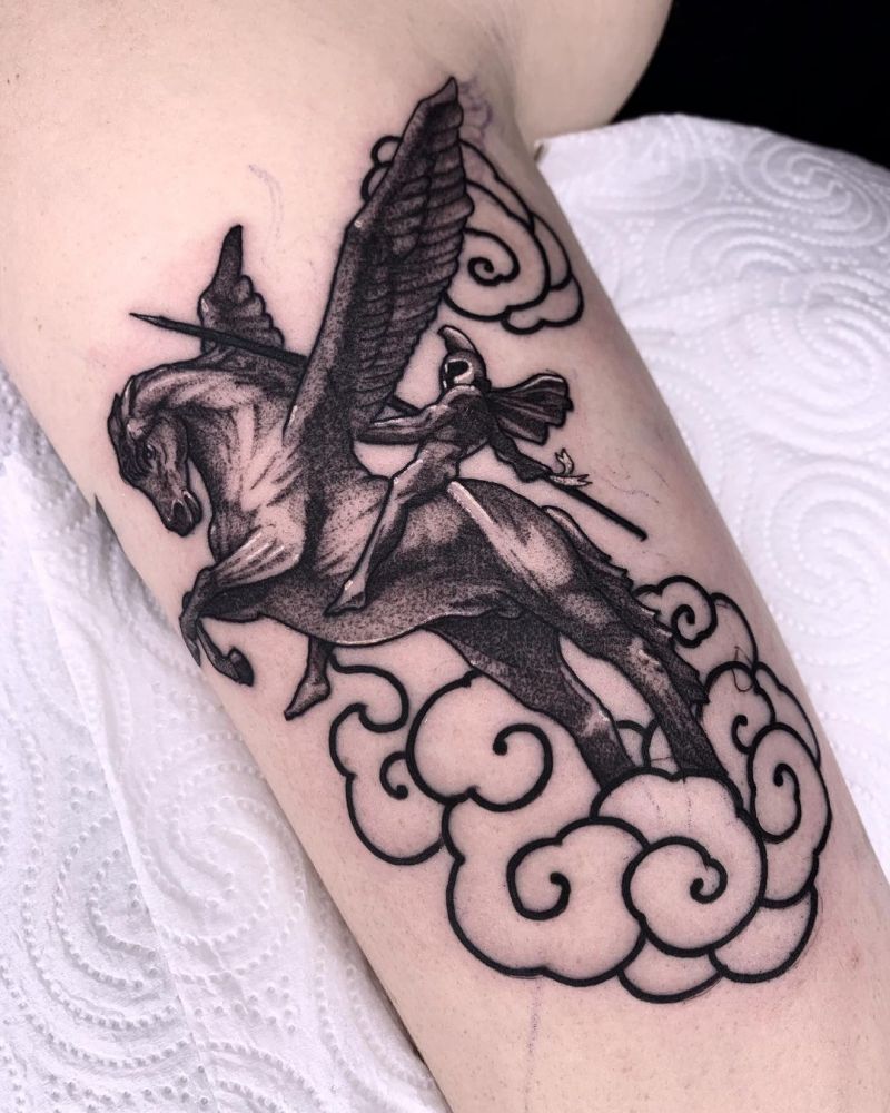 30 Pretty Pegasus Tattoos You Must Try