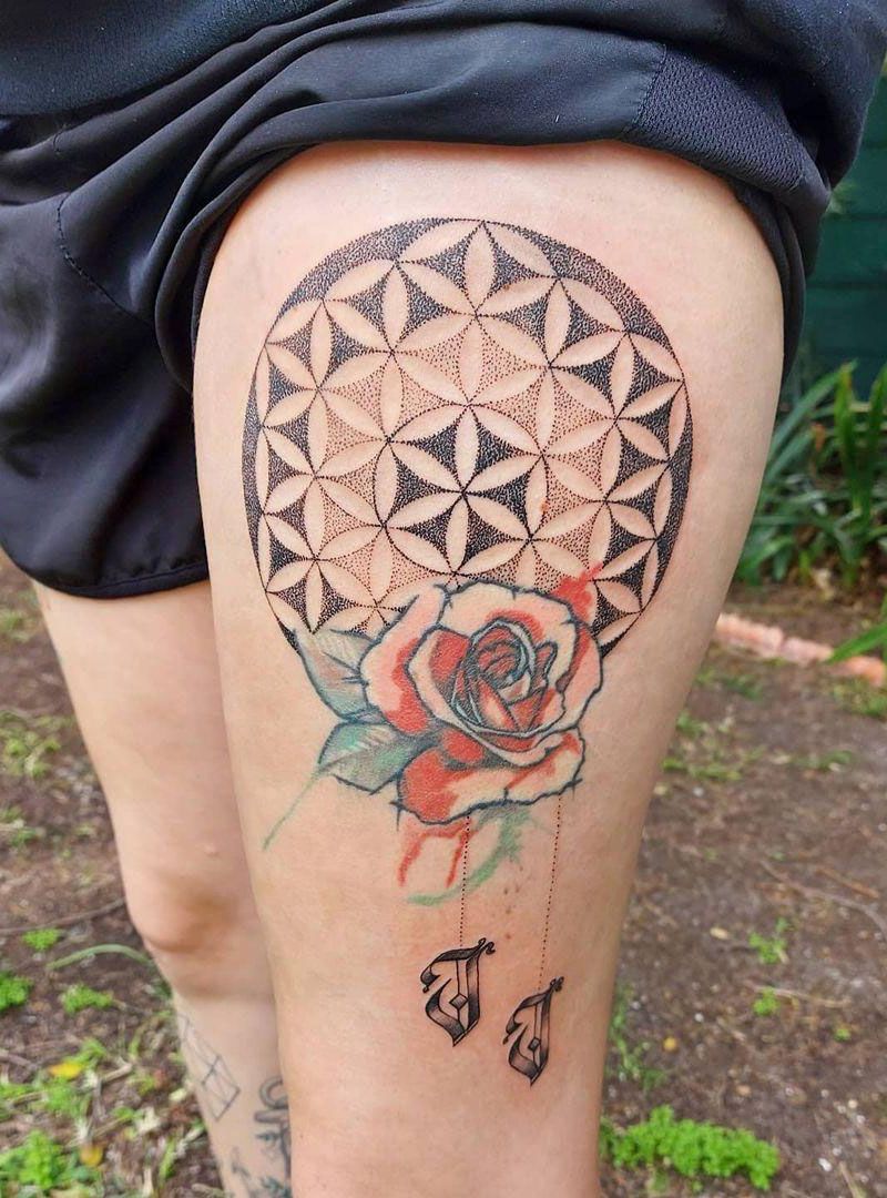 30 Pretty Seed of life Tattoos Bring You Good Luck